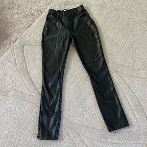 Abercrombie Vegan Leather Skinny Pants